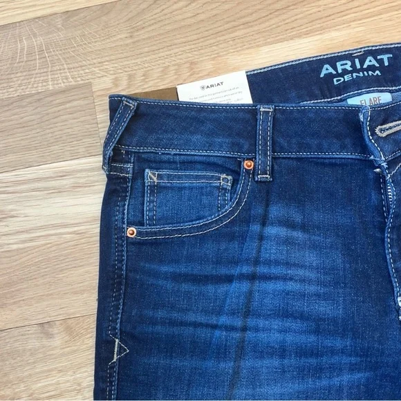Arait Ladies Ultra Stretch Perfect Rise Katie Flare Jeans 31R - Picture 5 of 16